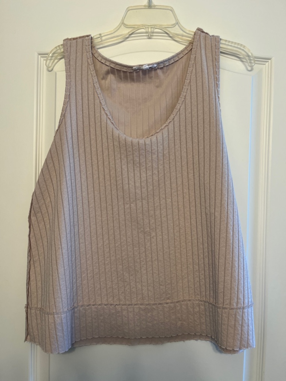 Women's Maternity Ribbed Sleeveless Tank Top - Blush